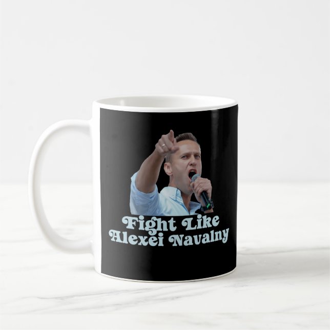 Tasse de citation d'activiste Luttez comme Alexei  (Gauche)