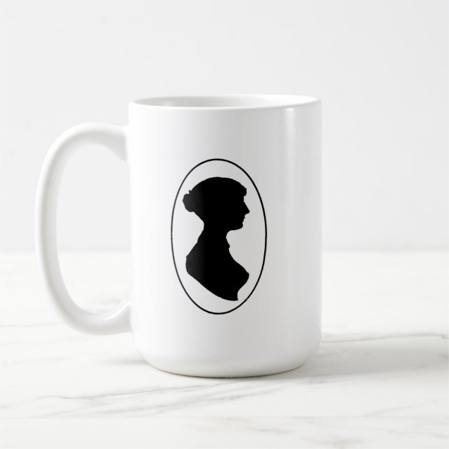 Tasse de citation de Jane Austen (Gauche)