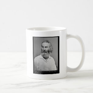 Tasse de citation de joie avec vous Walt Whitman e