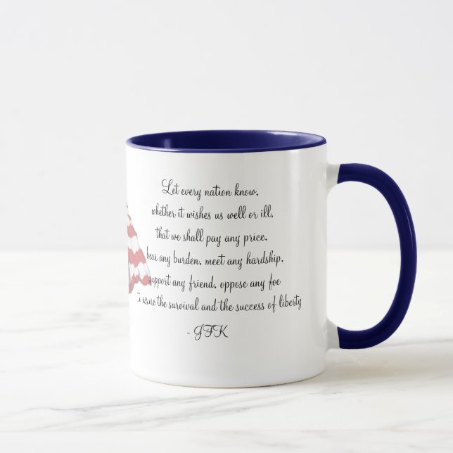 Tasse de citation de KRW JFK (Droite)