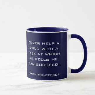 Tasse de citation de Maria Montessori