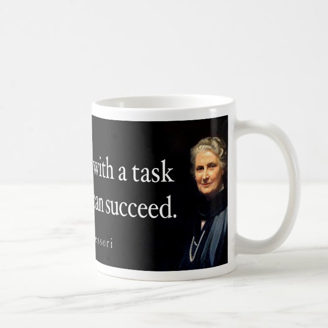 Tasse de citation de Maria Montessori (Droite)