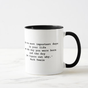 Tasse de citation de Mark Twain