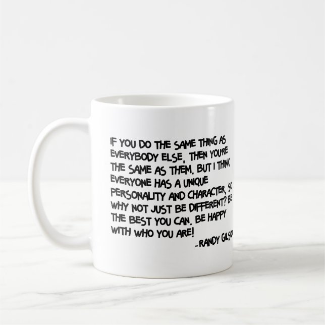 Tasse de citation de Randyland (Gauche)