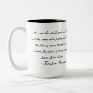 Tasse de citation de Teddy Roosevelt
