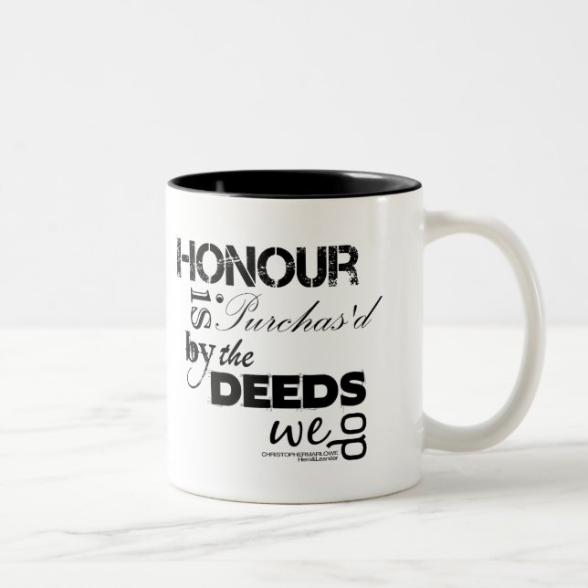 Tasse de citation d'honneur de Christopher Marlowe (Droit)