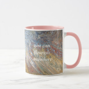Tasse de citation Flourir n'importe où Désert Bloo