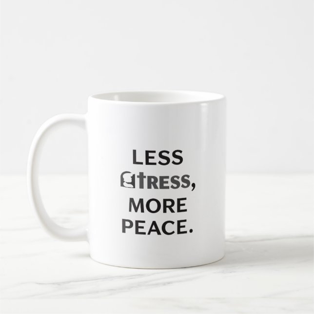 Tasse de citation motivationnelle minimale Stress  (Gauche)