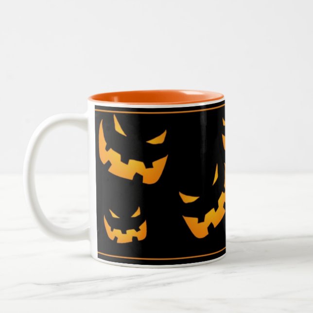 Tasse de citrouille de Halloween (Gauche)