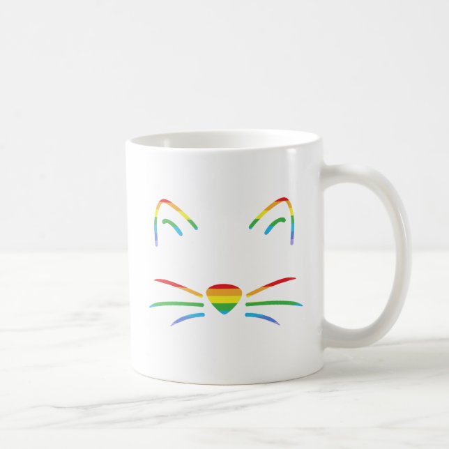 Tasse de classique de favoris de chat (Droite)