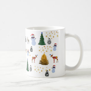 Tasse de classique de vacances d'hiver