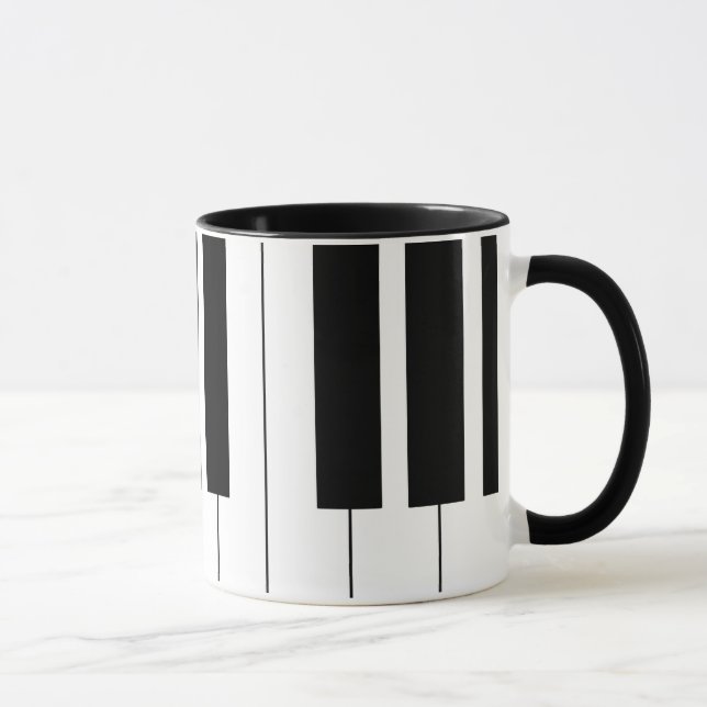 Tasse de clavier de piano (Droite)