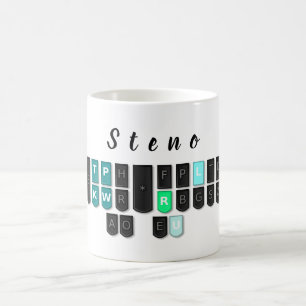 Tasse de clavier de Steno