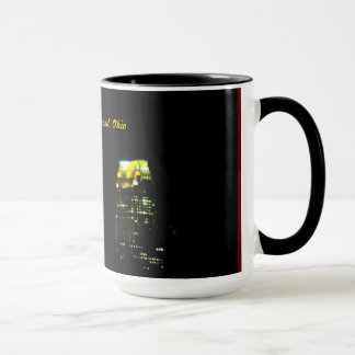 Tasse de Cleveland Ohio de ciel nocturne