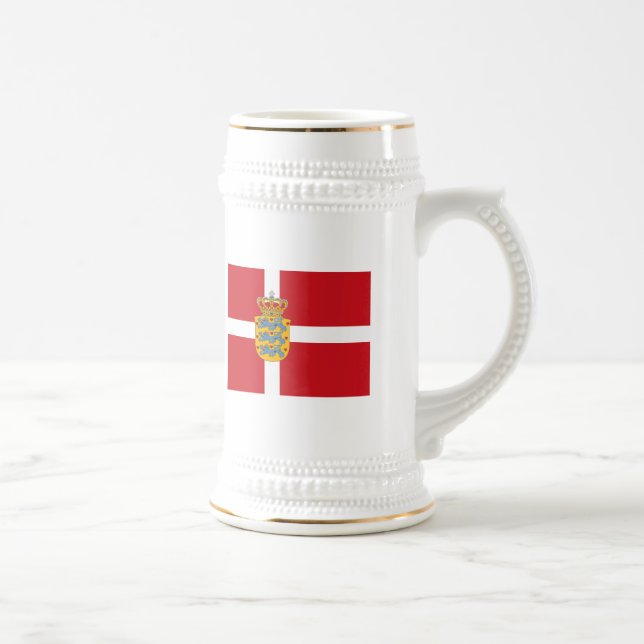 Tasse de COA du Danemark Flagw (Droite)
