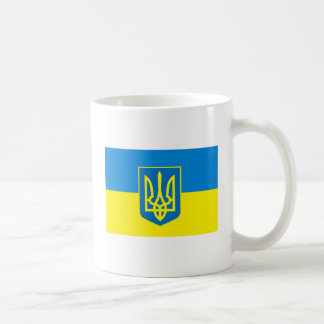 Tasse de COA du drapeau W de l'Ukraine
