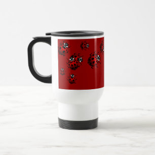 Tasse de coccinelle en verre de bière de tasse de