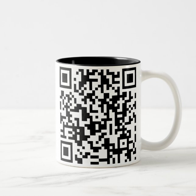 Tasse de code de QR (Droit)
