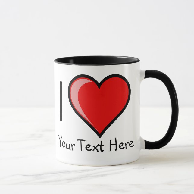 Tasse de coeur de Customizabe I (Droite)