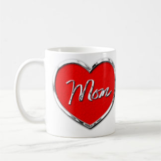 Tasse de coeur de maman