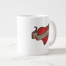 Tasse de coeur de "souvenir" du GT