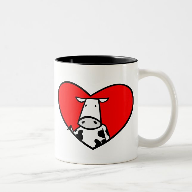 Tasse de coeur de vache (Droit)