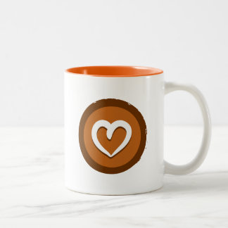 Tasse de "coeur" de yoga