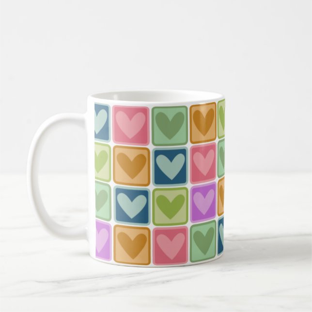 Tasse de coeurs d'amour (Gauche)