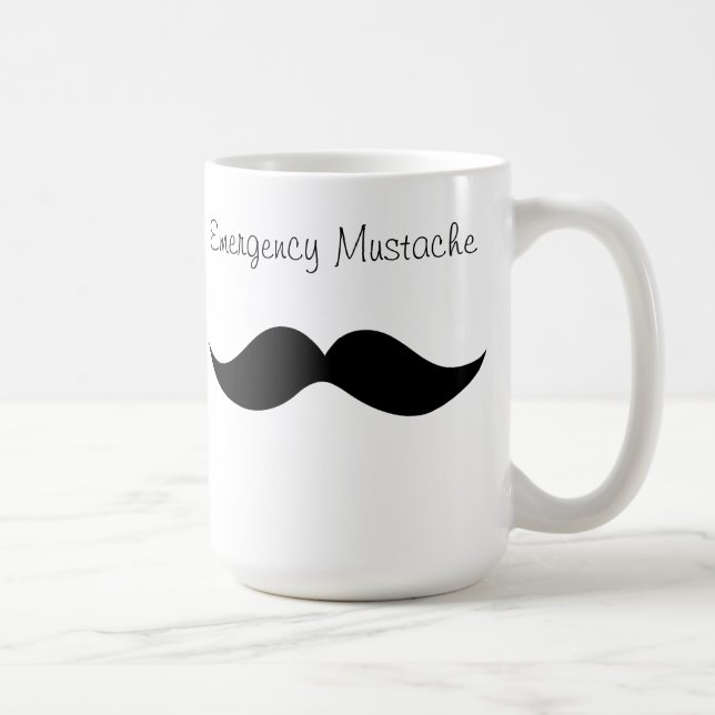Tasse de Cofee de moustache de secours (Droite)