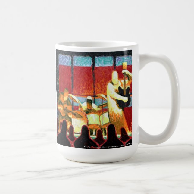 Tasse de coffe de club de jazz de zombi (Droite)