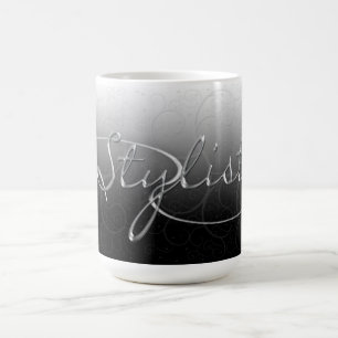 TASSE de COIFFEUR - remous chics dans le gris/noir