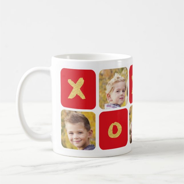 Tasse de collage de photo de Saint-Valentin (Gauche)