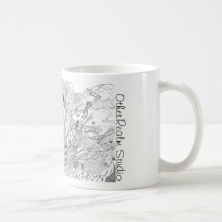 Tasse de collage d'imaginaire et de mythe