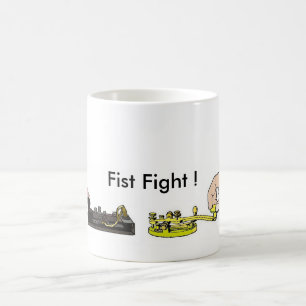 Tasse de "combat de poing" de radio-amateur par