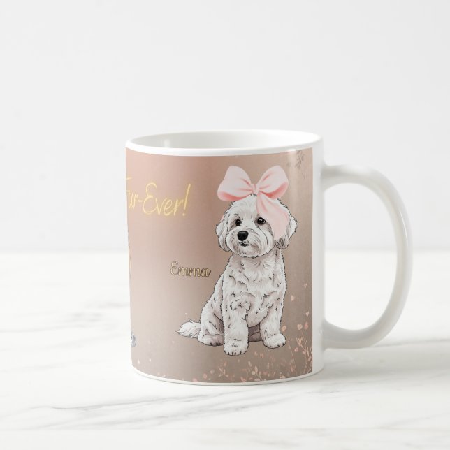 Tasse de compagnie pour couple maltais (Droite)