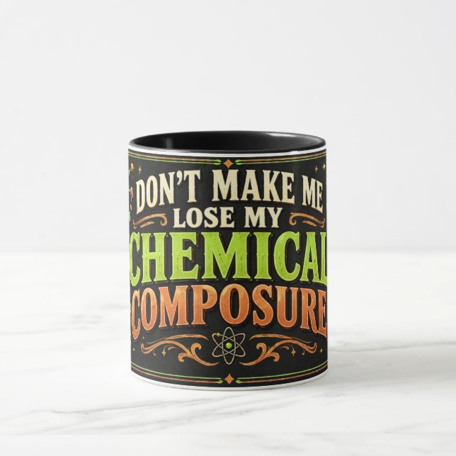 Tasse de composition chimique pour professeur de c (Centre)