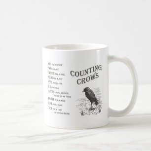 Tasse de compte vintage de rime de corneille