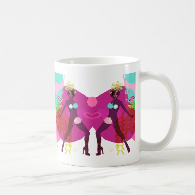Tasse de concepteur d'amour de fille (Droite)