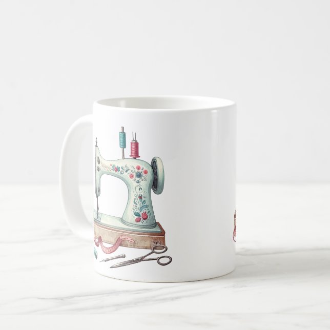 Tasse de conception de couture artisanat machine à (Devant gauche)