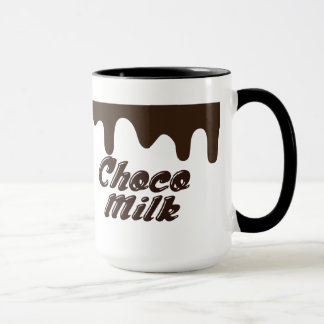 Tasse de conception de lait chocolaté