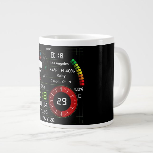 Tasse de conception d'interface maître de chef de  (Devant droit)