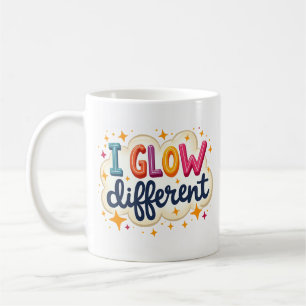 Tasse de Confiance Colorée 'Je Brille Différemment