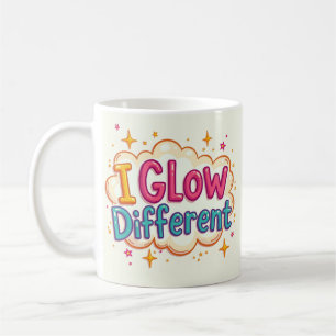 Tasse de Confiance Colorée Je Brille Différemment