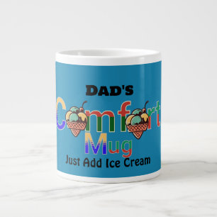 Tasse de confort moderne personnalisée avec humour