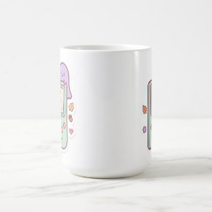 Tasse de console de jeu fantôme Kawaii pastel