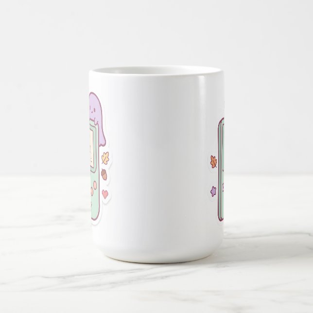 Tasse de console de jeu fantôme Kawaii pastel (Centre)
