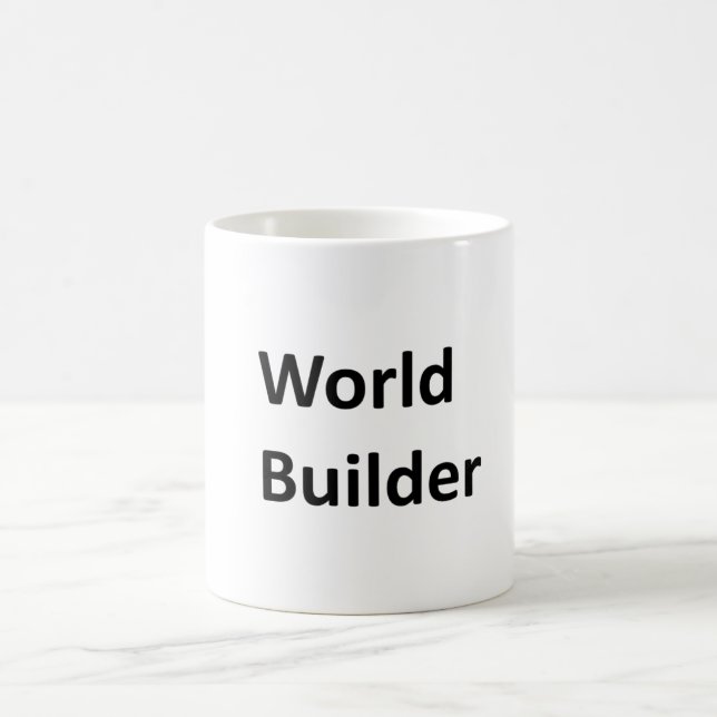 Tasse "de constructeur du monde" pour un auteur (Centre)