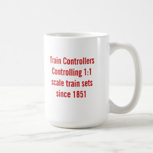 Tasse de contrôleurs de train