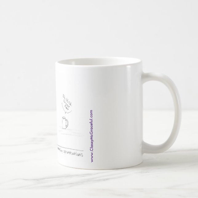 Tasse "de conversations de matin" (Droite)