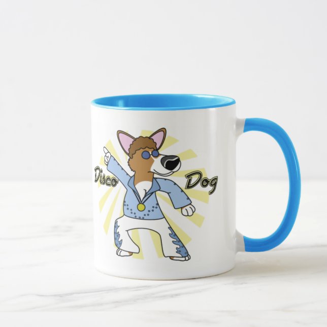 Tasse de corgi de Gallois de Pembroke de disco (Droite)